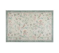 English Floral Eco-Washable Rug Multi-Coloured