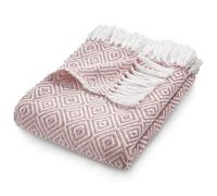 Hug Rug Woven Indoor Outdoor Washable Diamond Throw Rose - 130Cm X 180Cm