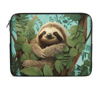 Hug Tree Sloth Laptop Sleeve 10inch Laptop Protective Case for Women Men Shockproof Computer Cover Portable Notebook Briefcases Computer Carrying Bag Lap Top Protector Compatible with Notebooks
