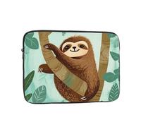 Hug Tree Sloth Laptop Sleeve for Women Men, 13 Inch Waterproof Laptop Bag Lightweight Notebook Computer Cover Bag