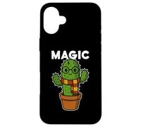 Hug Worth Wizard Cactus Pot Plant Magic Matching Halloween Case for iPhone 16 Plus