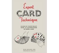 Hugard - Expert Card Technique Close-Up Table Magic - paperback or so - X555z