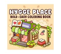 HUGCE PLACE Coloring Book - Creative Pages for Adults & Teens | Featuring Adorable Goods Cozy Spaces Coloring for Relaxation