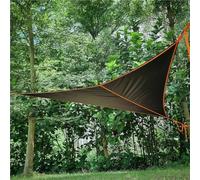 HUGDSB Triangle Hammock 13ft Outdoor Camping Hammock Portable Multi Person Tree Tent with Tie Down Straps & Net Pocket Max 500 lbs