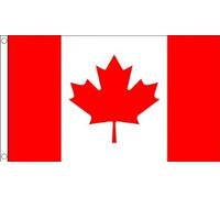 HUGE!!! 8ft x 5ft (240 x 150 cm) Canada Canadian 100% Polyester Material Flag Banner Ideal For Pub Club School Festival Business Party Decoration