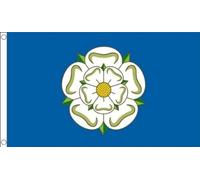 HUGE!!! 8ft x 5ft (240 x 150 cm) New Yorkshire Rose Yorks 100% Polyester Material Flag Banner Ideal For Pub Club School Festival Business Party Decoration