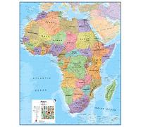 Huge Africa Wall Map Political (Laminated)