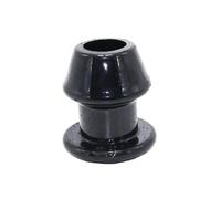 Huge Anal Plug Silicone Hollow Prostate Massage Vaginal Dilator Anus Speculum Large Butt Plug Treatment Massager Gay Sex Plug(Black 2)