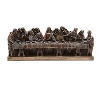 Huge Basket JC11 - Bonded Bronze Figurine of Last Supper of Jesus Christian Church Mother Mary Statue for Gifts/Diwali Gifts/House Warming Gift