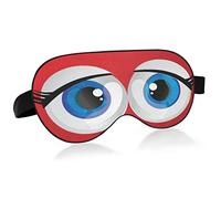 Huge Bulging Eyes Sleep Mask for Women Men Smooth Comfortable Light Blocking Eye Mask Night Blindfold with Adjustable Strap for Travel Sleeping Shift Work