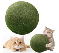 Huge Catnip Ball, Giant Catnip Balls for Cats, Jumbo Cat Nip Balls, Interactive Cat Toy for Indoor Cats, Pet Nip Licking Ball, Big Teething Chew Toys for Stress Relief & Healthy Play (5cm)