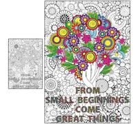 Huge Coloring Posters for Adults and Kids - Large Wall Coloring Poster for Adults at Work Office Motivational - Giant Tree of Life for Classroom - Extra Large Adult Poster to Color Big Jumbo Size