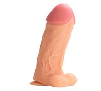 Huge Dildo 10 inch Thick Dildos Big Realistic Suction Cup Dong for Women, Monster Fantasy Giant Real Dongs, Fat Lifelike Girth Dildoss for Men, Large Sex Toy - Waterproof - White
