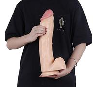 Huge Dildo 15inch ThickDildo Big 3" Diameter Huge Thick Dildo Realistic Suction Cup Dildo for Women, Monster Fantasy Giant Real Dildos, Fat Lifelike Girth Dildos for Men