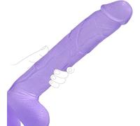 Huge Dildo Thick Big Realistic Suction Cup Dildos for Women, 11.5 inch Monster PVC Fantasy Giant Soft Dongs, Fat Lifelike Girth for Men, Large Fake Penis for Anal Play for Adults (Purple)