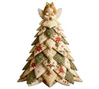Huge DIY Quilted Christmas Tree Kit, Handmade Fabric Table Tree Craft 40CM | 3D Fabric Patchwork Craft Set, No-Sew Pasting Christma-s Tree with Fabri-c Pieces, for Home Office Party Decor