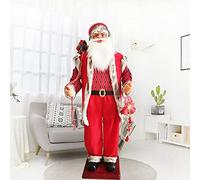 Huge Electric Christmas Santa Claus, Life-Size Indoor Christmas Decoration for Yard Party Lawn, Indoor & Outdoor,B