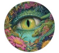 Huge Eyes Puzzle 1000 Piece Round Puzzle for Adults Challenge Toy Impossible Educational Games Home Decoration 1000pcs (67.5x67.5cm)