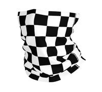 Huge F1 Formula One Black & White Chequered,Bandana Neck Gaiters Multifunctional Headwear Scarf Face Shield Headband Neck Warmer Tube