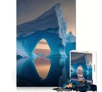 Huge Ice Berg on Ocean 1000 Piece Jigsaw Puzzle for Adults Stress Relief Play Anxiety Relief Hard Challenge Wall Art (38x52cm)