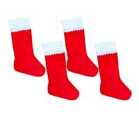 Huge Jumbo Large 90cm Red Christmas Felt Stocking (4)