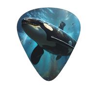 Huge killer whales 12 guitar picks per pack, available in 3 different thicknesses, suitable for electric guitars, ukuleles, etc.