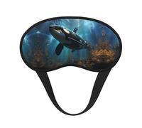 Huge Killer Whales Full-Coverage Sleep mask Full-Coverage Sleep mask Relaxing Stress-Free Nighttime Eye mask