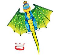 Huge Kites for Kids with Long Tail, Kites for Children and Adults Beach Camp Trip Outdoor Activties Games, Kids Kite Easy to Fly, Bag Easy to Carry & Assemble(Dinosaurs)