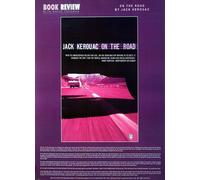 HUGE LAMINATED/ENCAPSULATED On The Road Jack Kerouac Book Review POSTER Measures 34 x 24 inches (86 x 61cm)