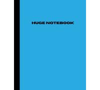 Huge Notebook: 600 Pages College Ruled | Extra Large Jumbo Giant Composition Journal Notebook | Sky Blue
