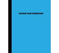 Huge Notebook: 800 Pages College Ruled | Extra Large Jumbo Giant Composition Journal Notebook | Sky Blue