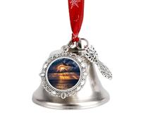 Huge Rain Clouds Christmas Bells Ornaments, Hanging Iron Jingles Decoration - Elegant Jingle Bell Ornament for Tree, Home, Festive Decor