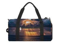 Huge Rain Clouds Gym Bag for Men Women, Waterproof Gym Tote Bags, Large Duffel Bag for Travel Workout