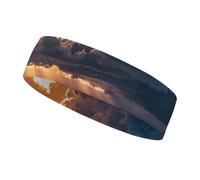 Huge Rain Clouds Headbands for Women & Men Sports Headband, Fits All Head Sizes, Ultra Absorbent & Non-Slip Sweatband for Running, Yoga, Gym