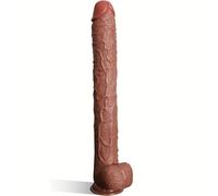 Huge Realistic Dildo Veined Dong Nude 43 cms giant cock