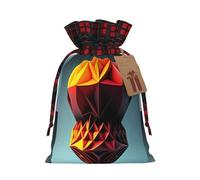Huge Stone Sculpture Holiday Printed Drawstring Pouch M For Festival Wrapping, Storage And Party Use