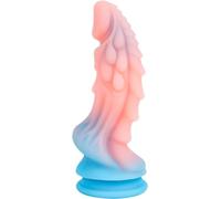 Huge Thick Big Monster Dildo, Silicone Fantasy Dragon Dildo with Suction Cup for Anal Prostate Massage, Large Knot Sex Toys for Women Men Pop