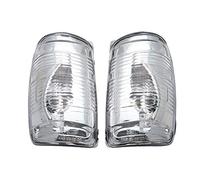 HugeAuto 2Pcs Wing Mirror Indicator Lamp Lens Cover Compatible with Transit MK8 2014 Onwards Right&Left Side(MPN:1847387,1847389)