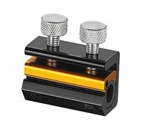 HugeAuto Dual Cable Oiler Lubricator Luber Tool Universal Twin-Clamp Cable Oiler for Motorcycle Scooter Bike-Black-Golden