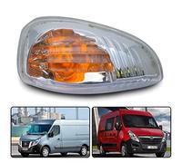 HugeAuto Left Wing Mirror Indicator Lamp Lens Turn Signal Lights for Transit MK8 2014-Renault Master Left Side