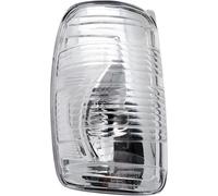 HugeAuto Wing Mirror Indicator Lamp Lens Cover Compatible with Transit MK8 2014 Onwards Passenger Left Side(MPN:1847387,1847389)