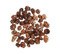 HugeDE 100 Pcs Christmas Pine Cones Small Natural Pine Cones Winter Pinecone Ornaments Mini Rustic Pinecones Xmas Tree Pinecones for Home Decor