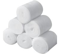 HugeDE 12 Rolls 5cm x 2.7m Under Cast Padding Wraps Mask Making Wrap Body Casts Wrap with Plaster Cloth Gauze Bandage for Halloween Wrap Bandage Art Projects