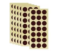 HugeDE 126 Pcs Match Striker Papers Self Adhesive Matches Stickers Round Bottle Candle Stickers Making Paper Match Striker Circle Dots for Craft Projects