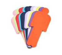 HugeDE 150 Pcs Paper People Shaped Cutouts Colorful Cute Cutouts Blank Die Cuts Creative Cardboard Cutouts Small Person Cutouts Art and Craft Cutouts Decorative Colored Cutouts