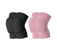 HugeDE 2 Pairs Dance Knee Pads Volleyball Knee Sleeves Protective Knee Braces Exercise Knee Protectors Workout Soft Knee Pads with Soft Sponge for Kids