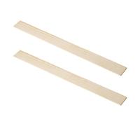 HugeDE 2 Pcs 15.8 x 0.8 Inches Wood Polymer Clay Sticks Mud Rolling Sticks Clay Guide Sticks Wooden Clay Roller Sticks Pottery Stick Tools 5mm