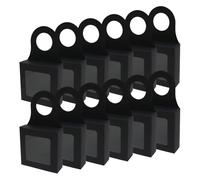 HugeDE 20 Pcs Foldable Wine Bottle Boxes with Window Kraft Paper Wine Bottle Boxes Hanging Gift Boxes Empty Bottle Hanger Favor Box for Champagne Chocolate Cookie Boxes Black