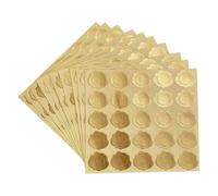 HugeDE 250 Pcs Embossed Gold Foil Stickers Heart Print Seal Stickers Small Embossing Stickers Cute Metallic Stickers Decorative Heart Love Stickers Envelope Sealing Stickers for Valentine' s Day