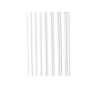 HugeDE 8 Pcs Transparent Acrylic Rods Assorted Size Round Sticks Clear Dowel Rods Dotting Paint Sticks Clay Rolling Pins for DIY Crafts